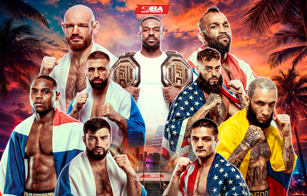 Jon Jones & IBA Bare Knuckle event at the James L. Knight Center in Miami on July 18, 2026